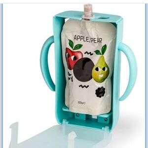 Pouch holder no squeeze of stand easy to hold for food pouches &Drinks boxes